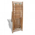 Bamboo Sun Lounger with Footrest | Garden Furniture