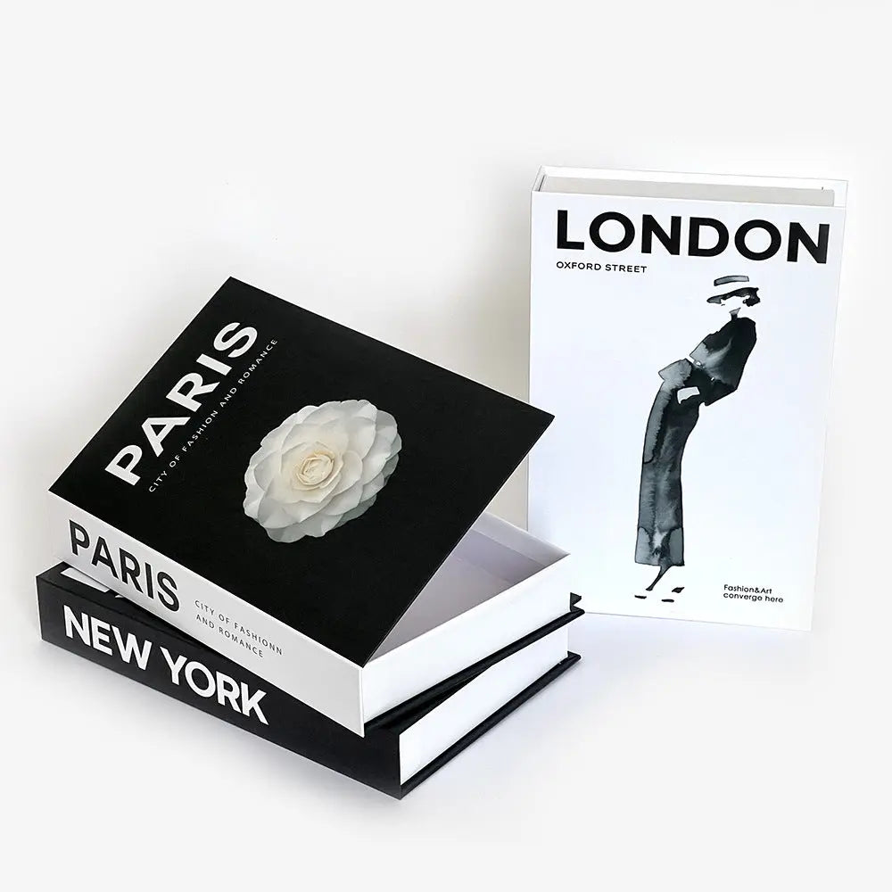 City Home Decor Book Fashion Cities Travel Book BLANK PAGES Londecor
