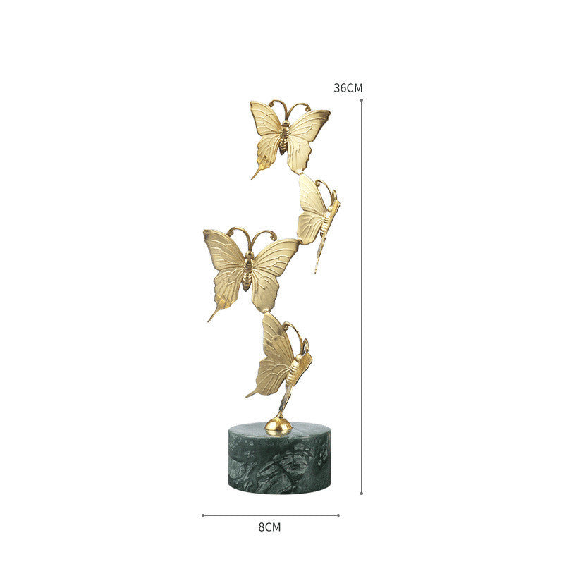 Butterfly Pure Copper Creative TV Cabinet Ornament