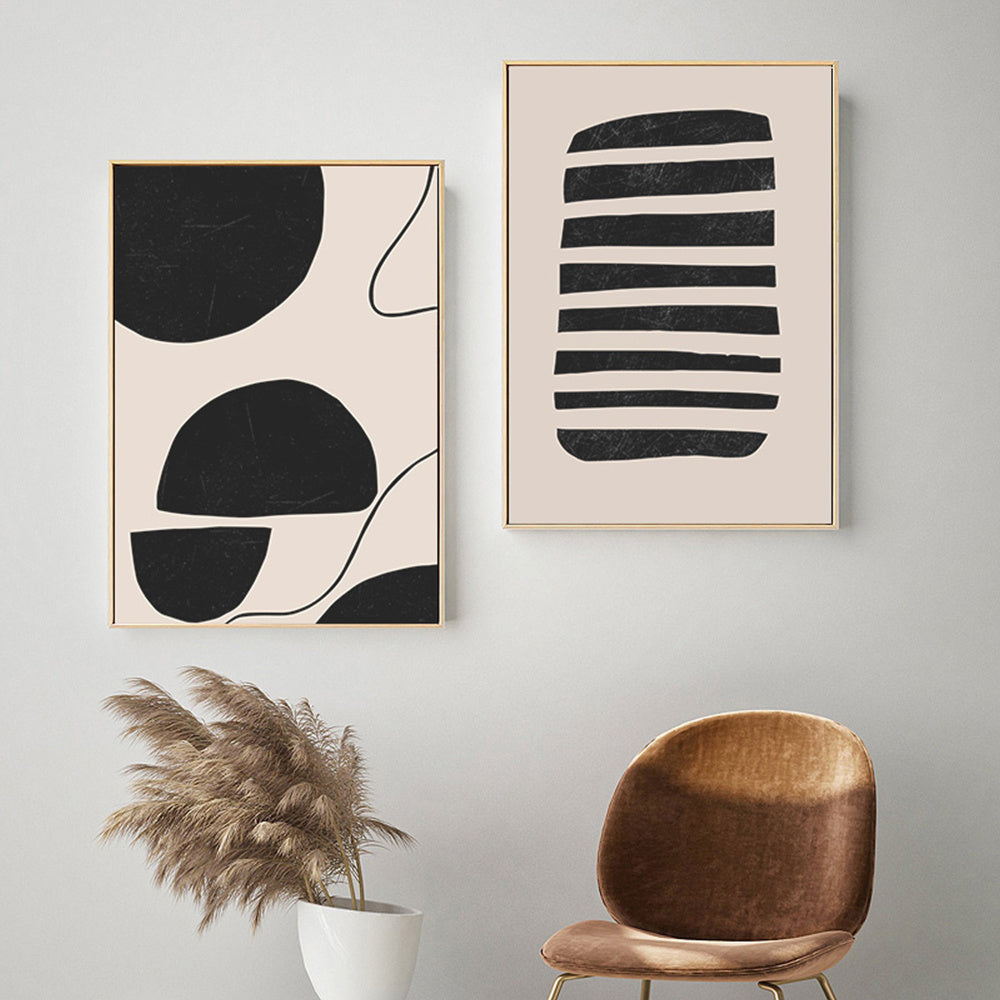Geometric Shapes Wall Canvas