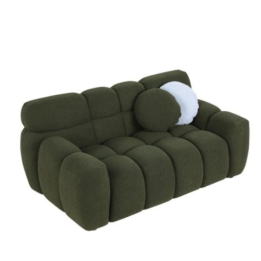 Forest Green Designer Sofa – Elegant Comfort