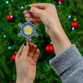Starry Nights Snowflake Christmas Tree Pendant Printify