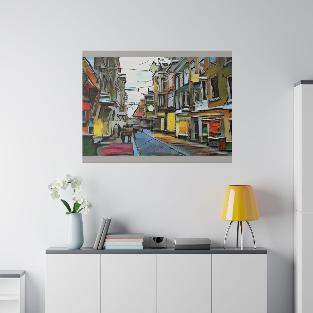 On The High Street Canvas Printify
