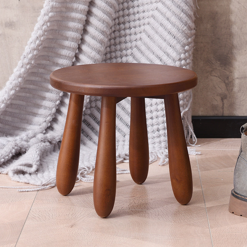 Solid Wood Low Stool