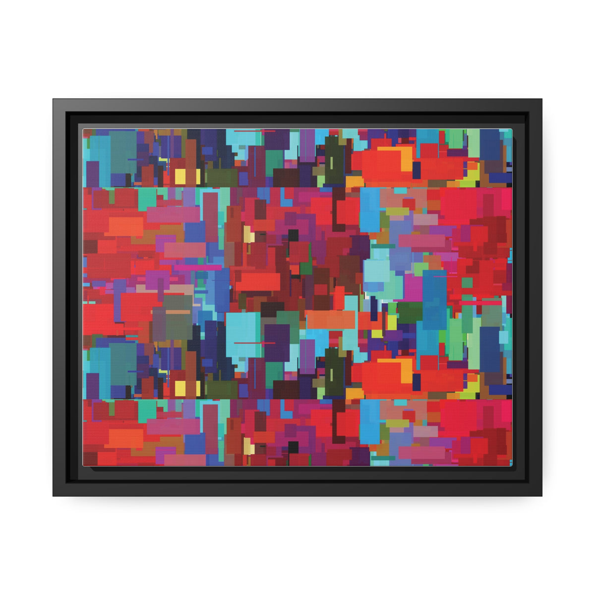 Abstract painting, Black Frame Printify