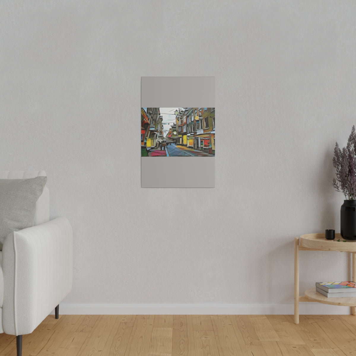 On The High Street Canvas Printify