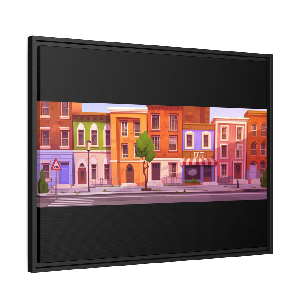 Notting Hill Matte Canvas, Black Frame Printify