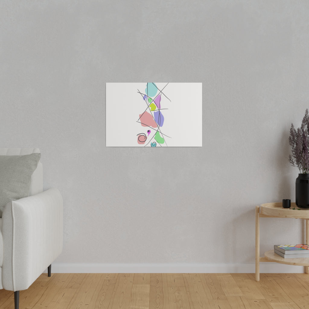 Pastels & Doodles Wall Art Printify