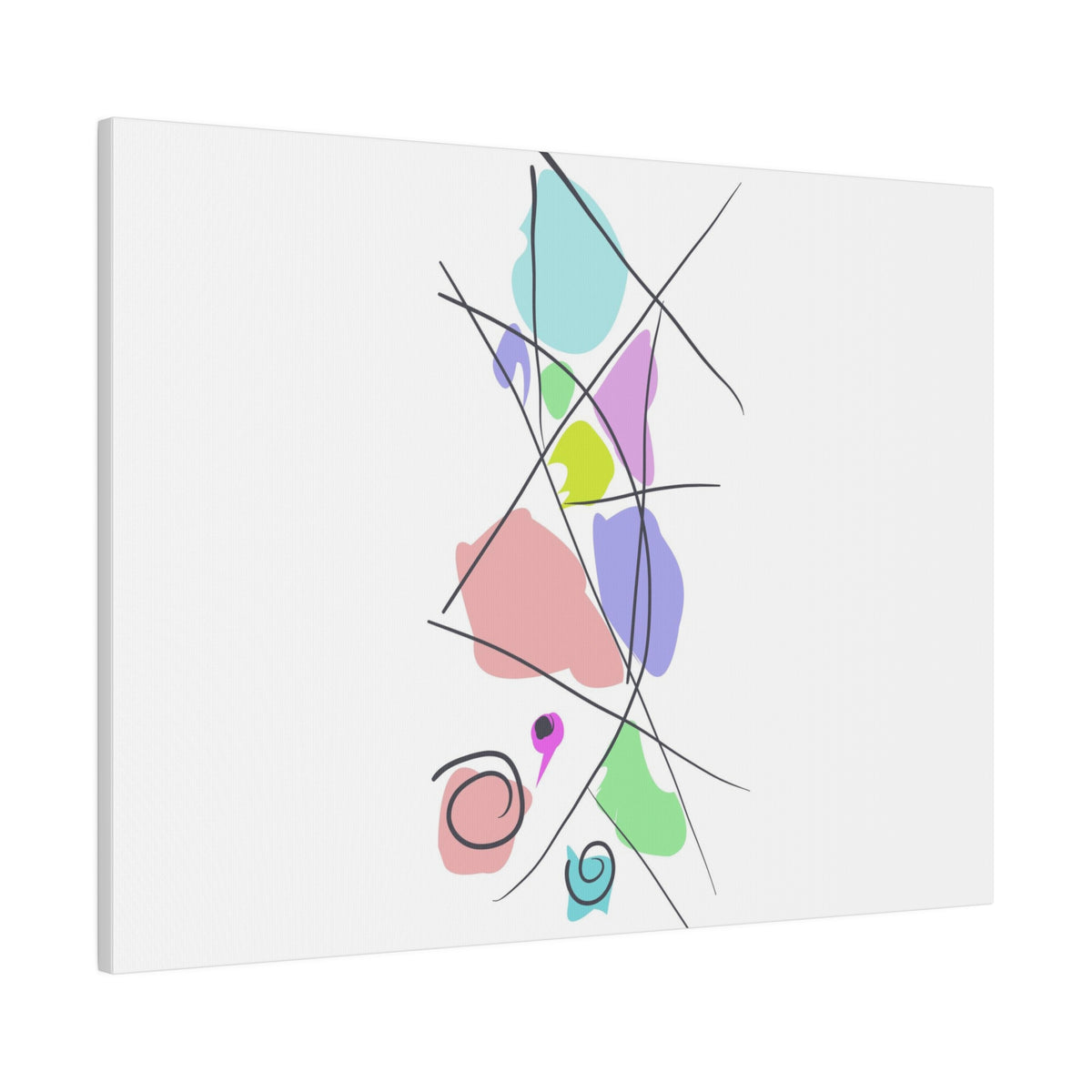 Pastels & Doodles Wall Art Printify