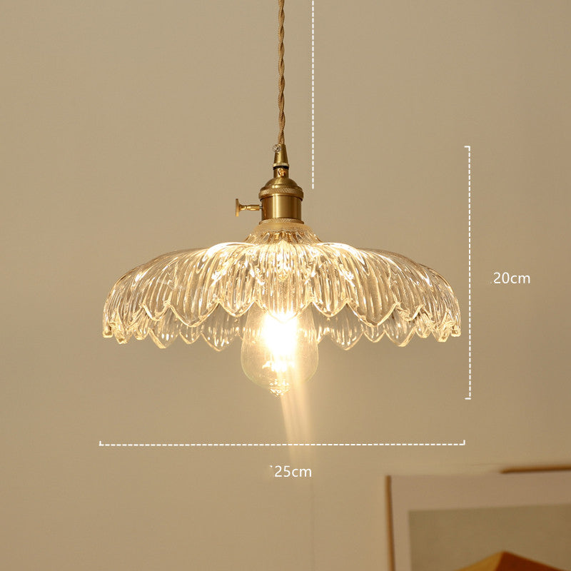Fashion Simple Vintage Brass Glass Chandelier Londecor