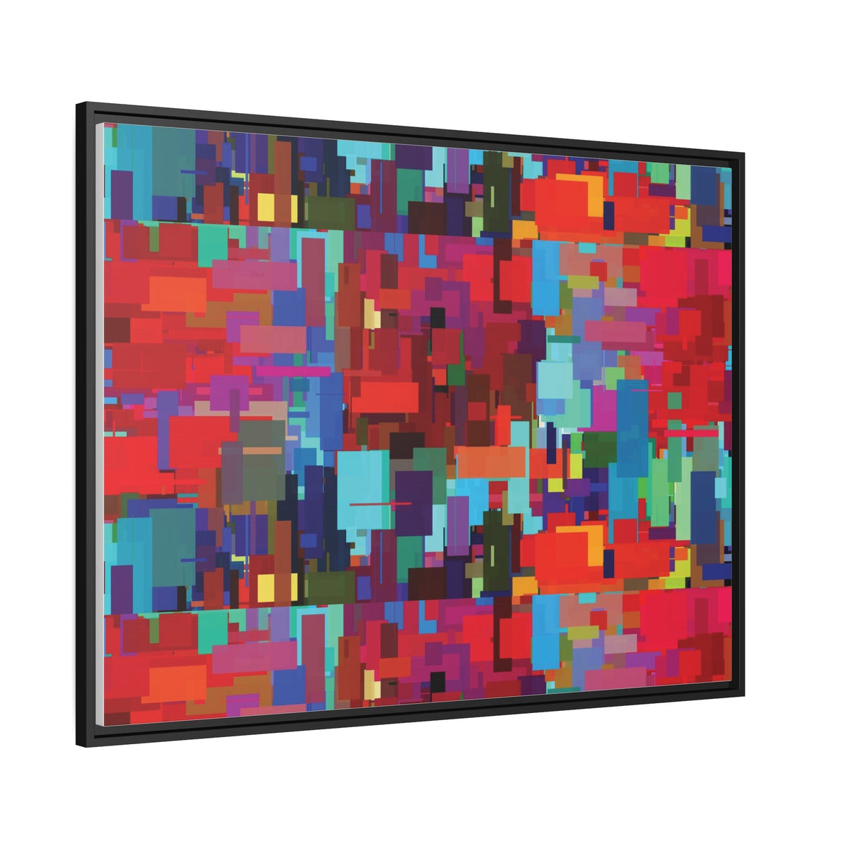 Abstract painting, Black Frame Printify