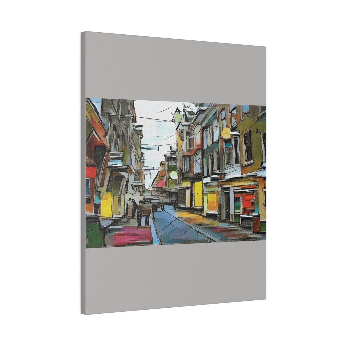 On The High Street Canvas Printify