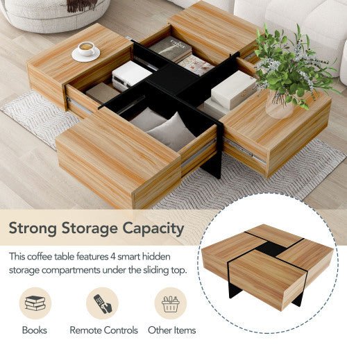 Coffee Table with Hidden Storage
