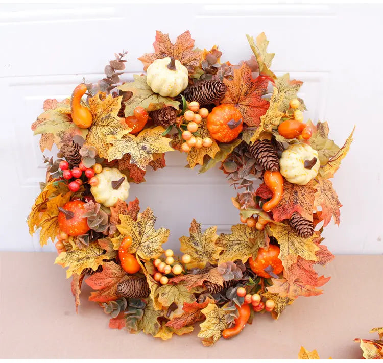 Halloween Autumn Leaf Garland Pumpkin Home Decor Londecor