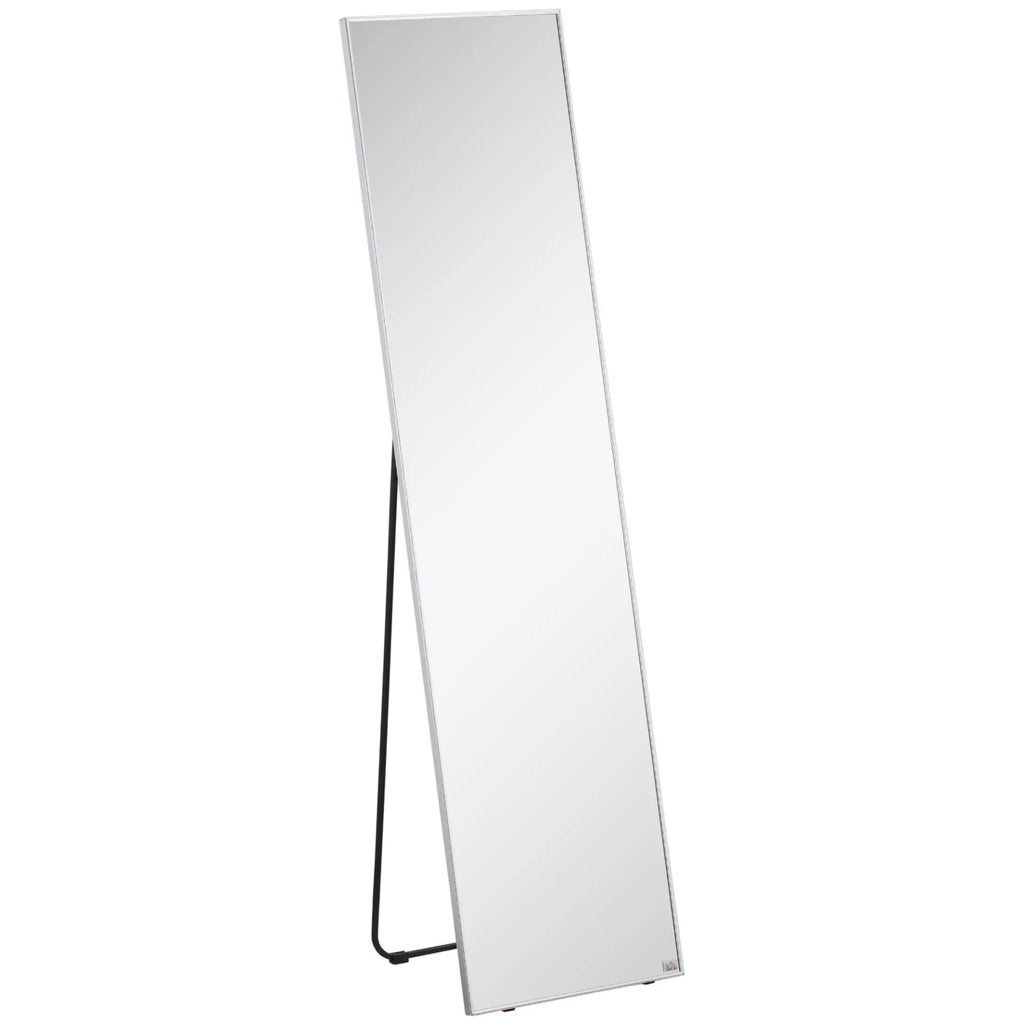 Silver Frame Full Length Mirror Londecor