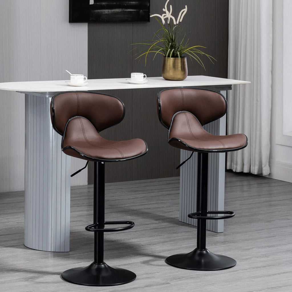 Adjustable Swivel Bar Stools Set - Londecor