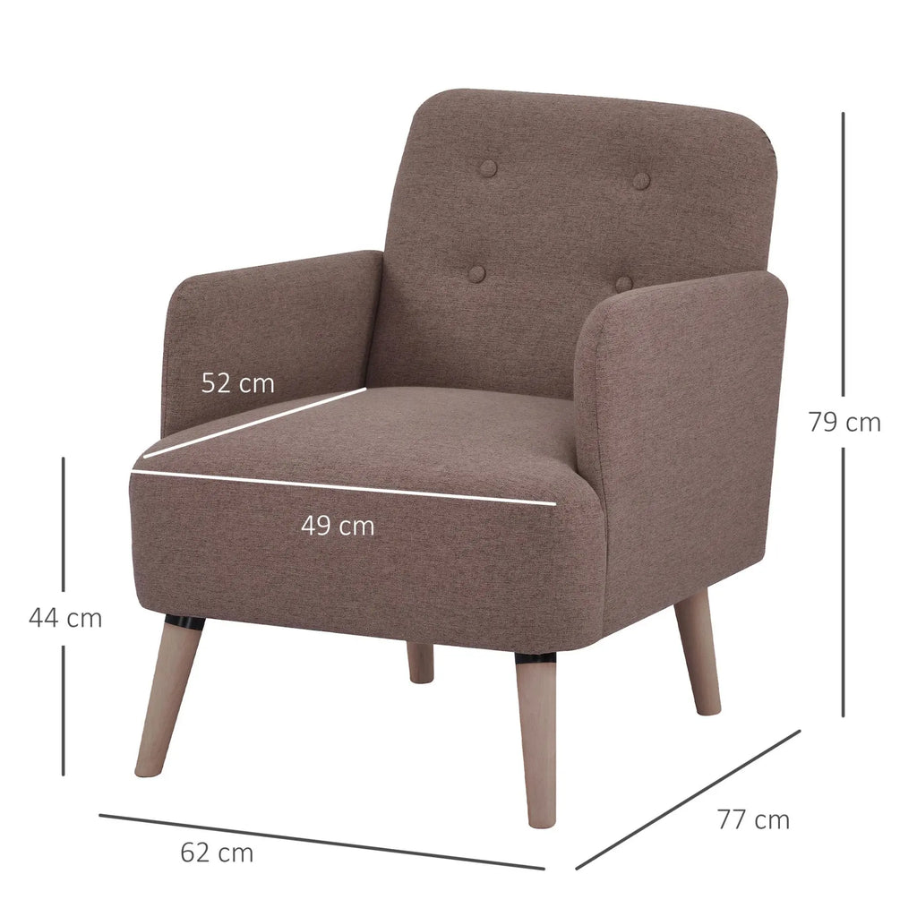 Nature Wood Frame Armchair Londecor