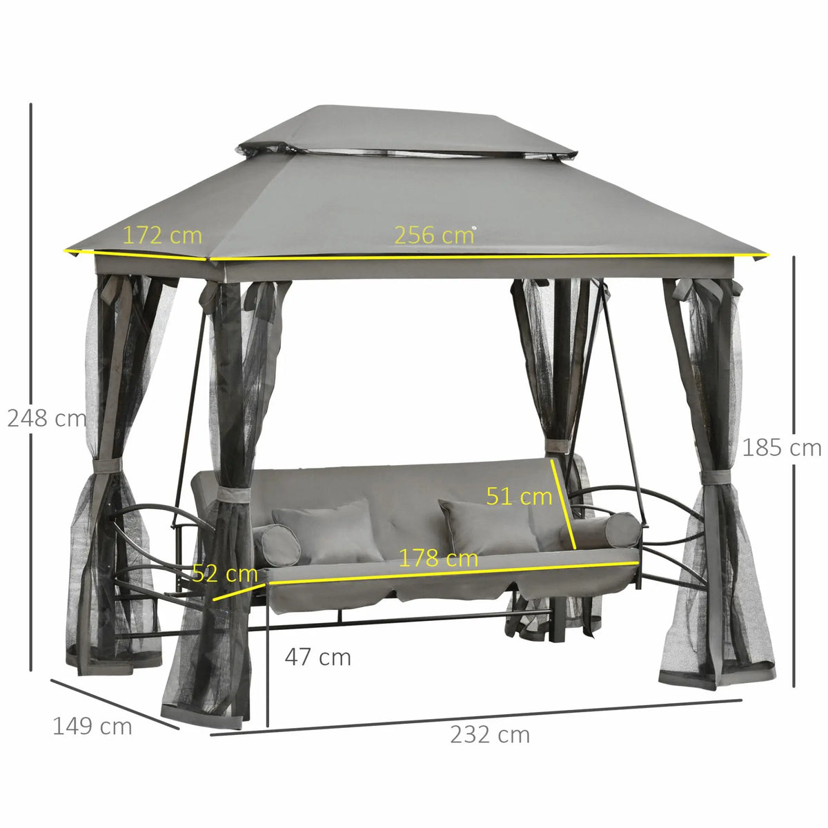 3 Seater Swing Chair - Londecor