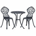 3 Pcs Cast Aluminum Bistro Set - Londecor