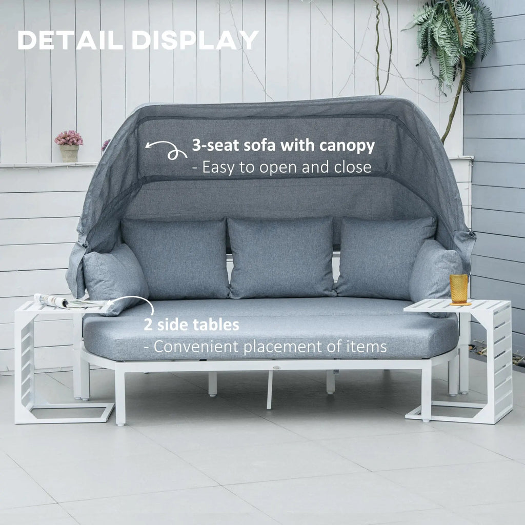 4 Pieces Outdoor Garden Sofa Set. - Londecor