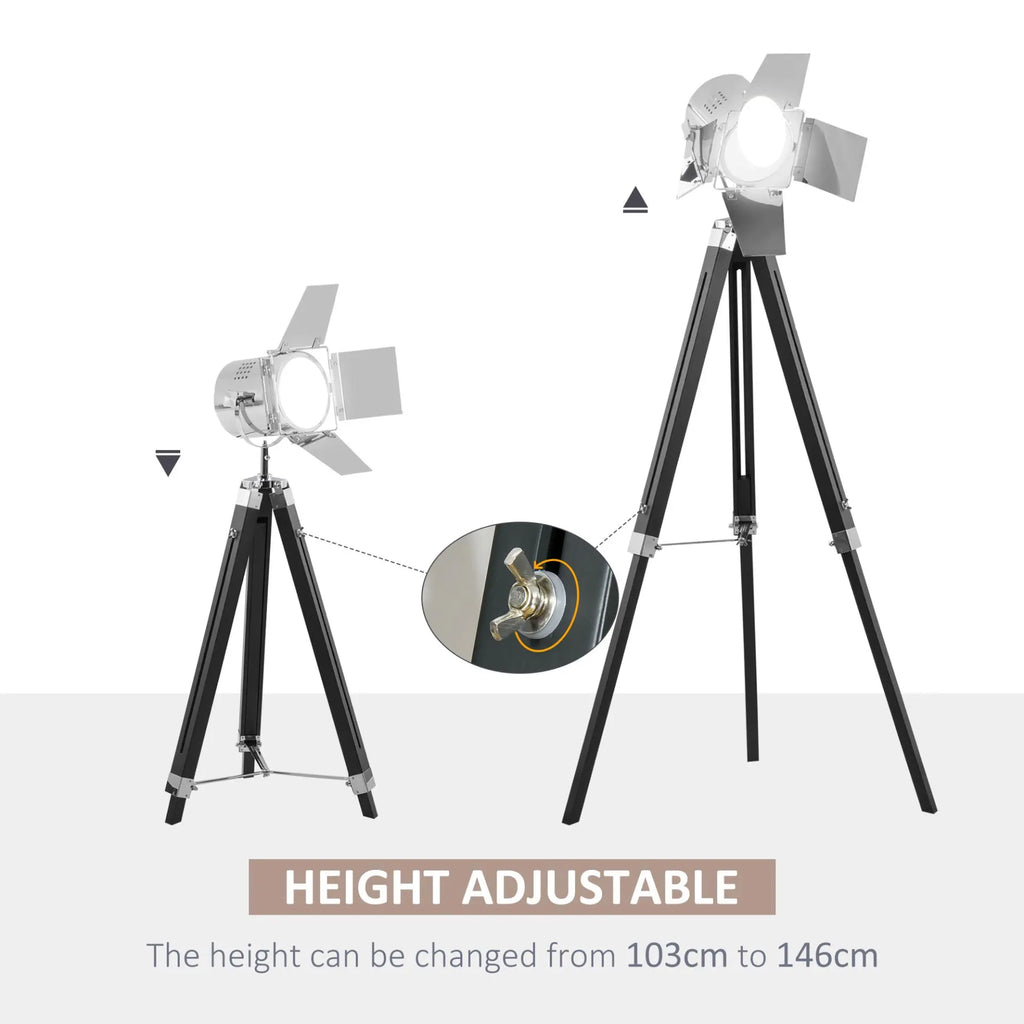 Industrial Tripod Floor Lamp. Londecor