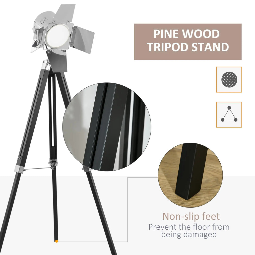 Industrial Tripod Floor Lamp. Londecor
