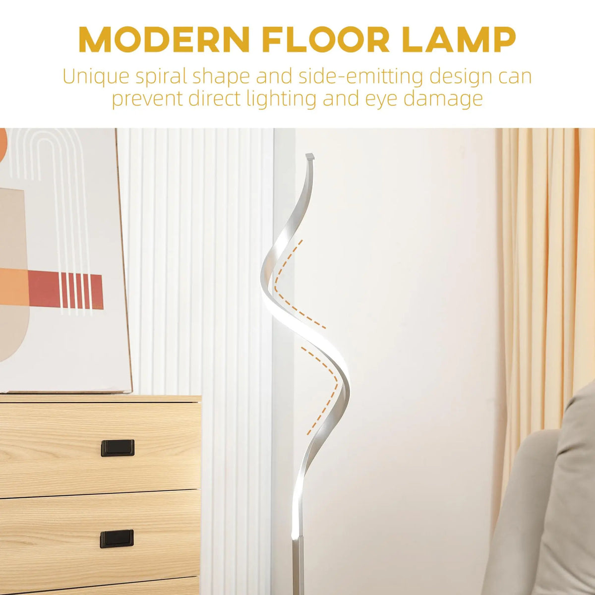 Dimmable Floor Lamp, 3 Adjustable Brightness - Londecor