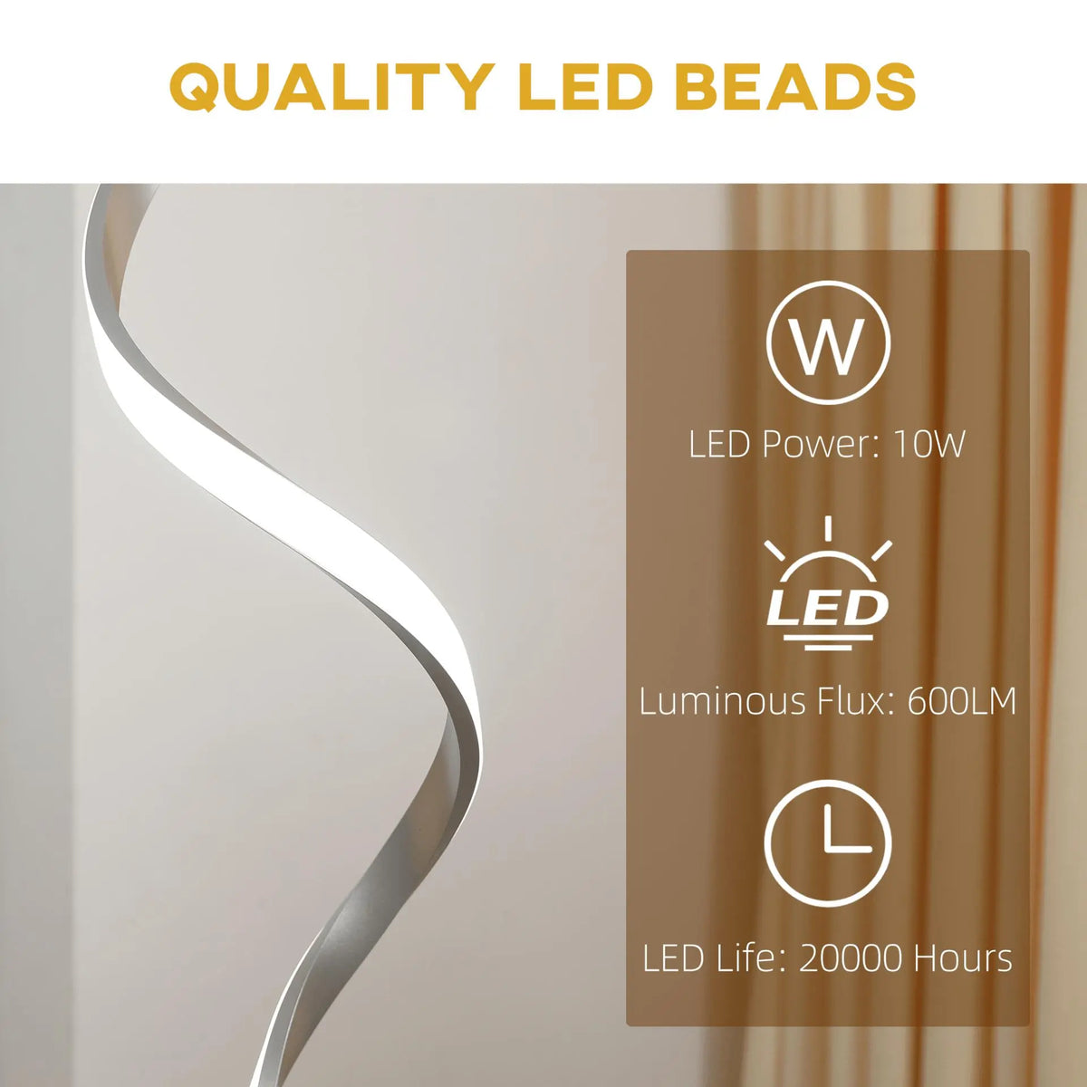Dimmable Floor Lamp, 3 Adjustable Brightness - Londecor
