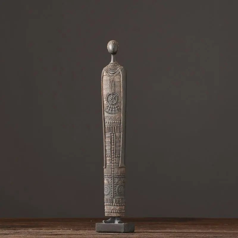 African figures resin decorations - Londecor