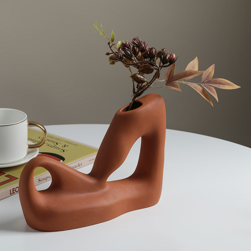 Ceramic Crafts Nordic Vase Decoration
