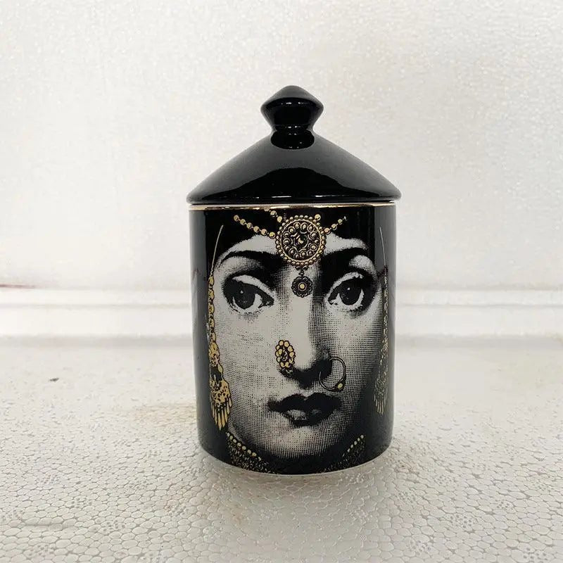 Art Face Jar //Decoration Ornaments - Londecor