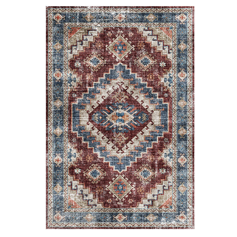 Ethnic Bedroom Persian Chenille Carpet