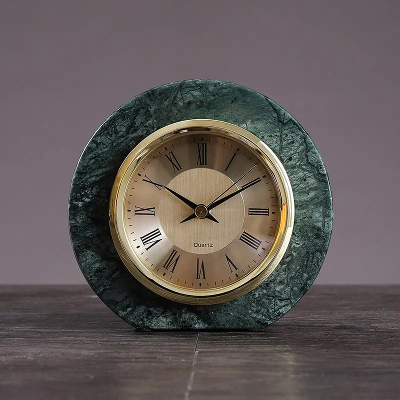 Marble Desktop Clock Londecor