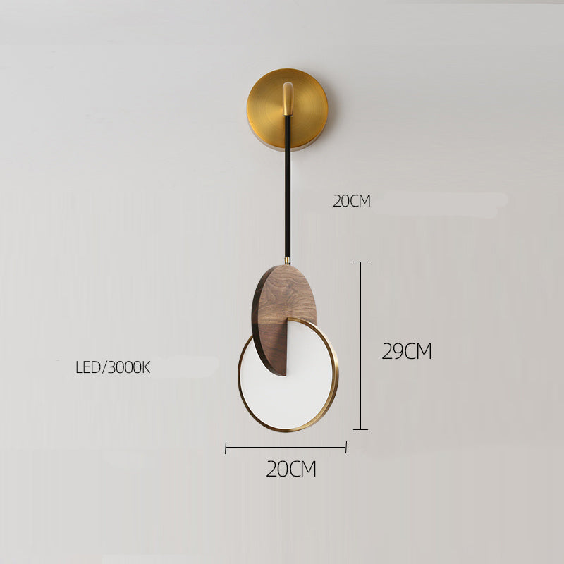 Walnut Solid Wood Chandelier