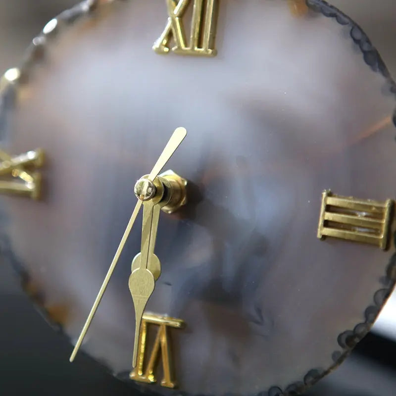 Luxurious Agate Stone Clock Londecor