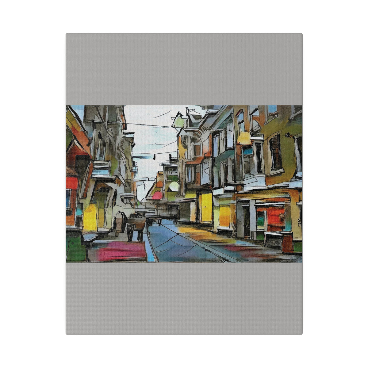 On The High Street Canvas Printify