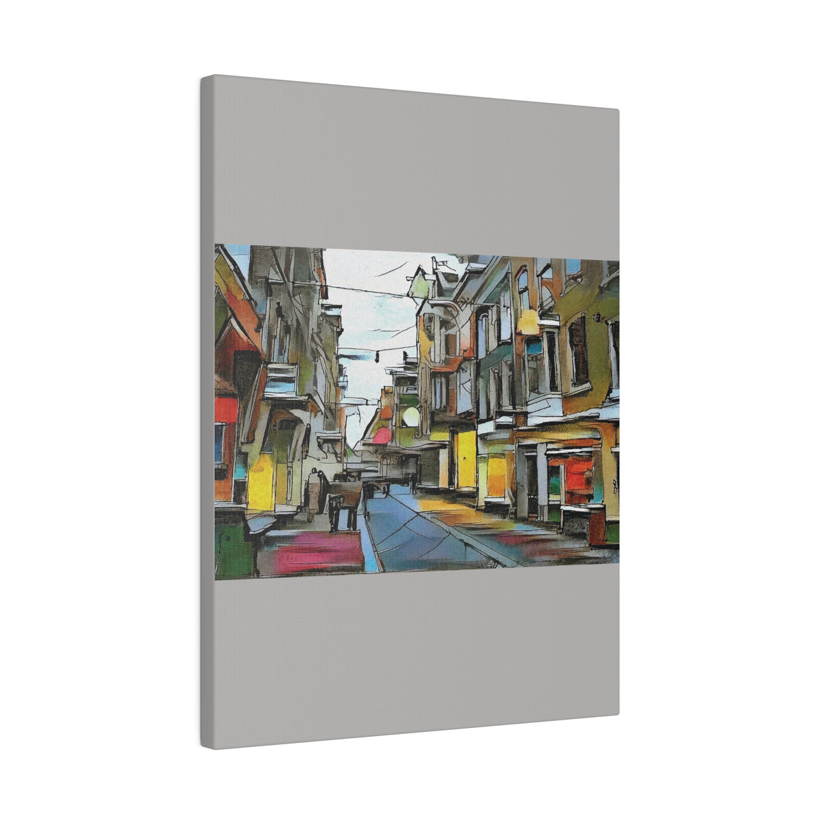 On The High Street Canvas Printify
