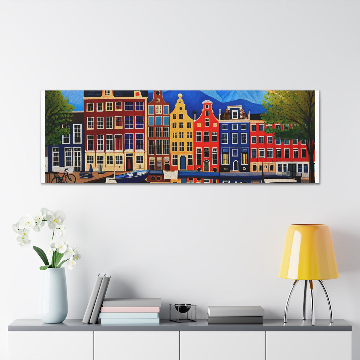 Amsterdam Canal Painting the perfect Gift for Printify