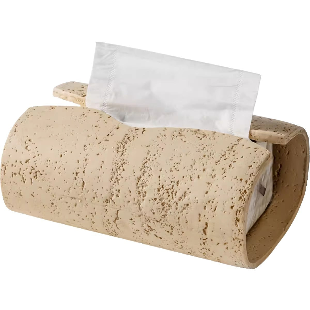Product information: Material: Resin Style: light luxury Packing list: Paper box * 1 Product Image: Stone Paper Box