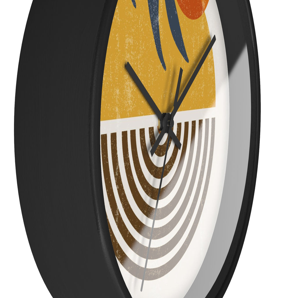 Sunsets & Tangerines Wall Clock Printify