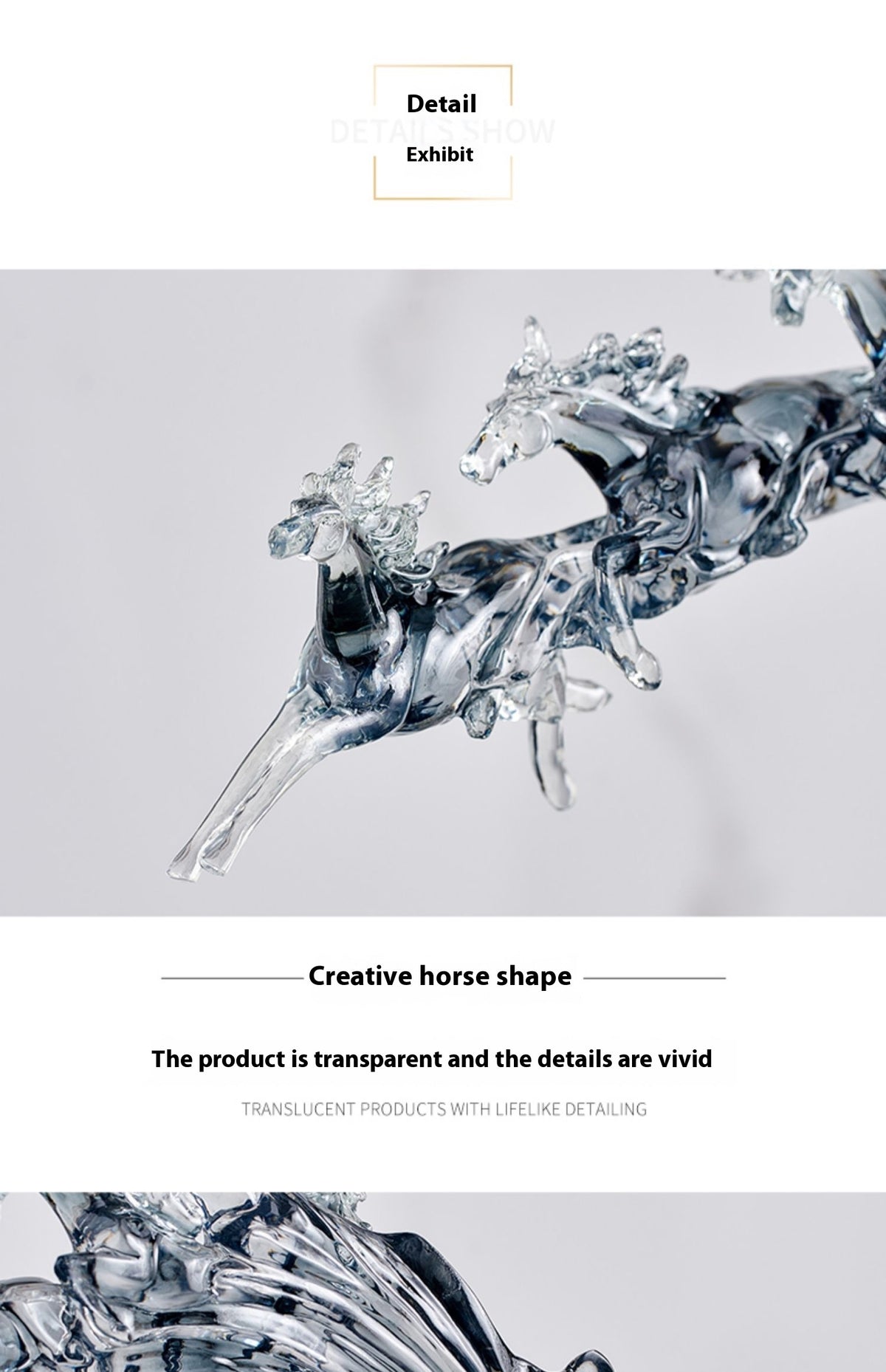 Horse Cabinet Decoration