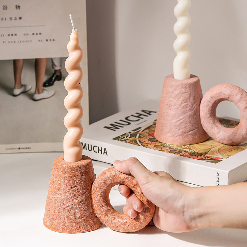 Ceramic Hand made Candle holder