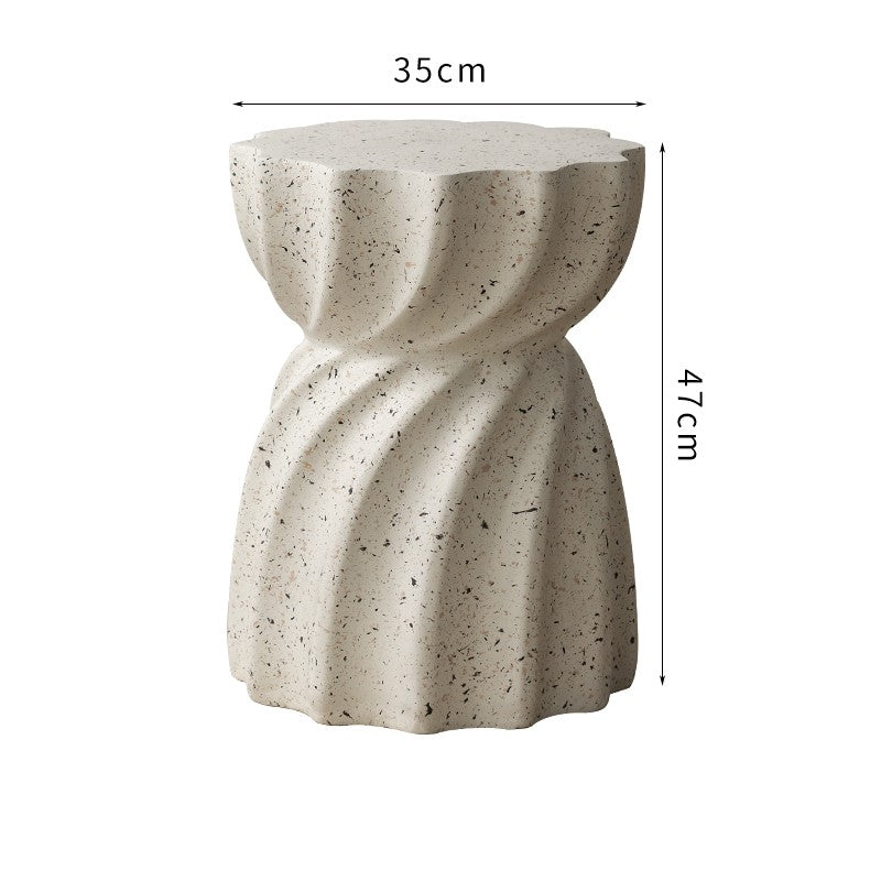 Cream Breeze Cafe Round Table Side Table Londecor