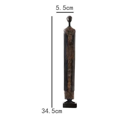 African figures resin decorations - Londecor
