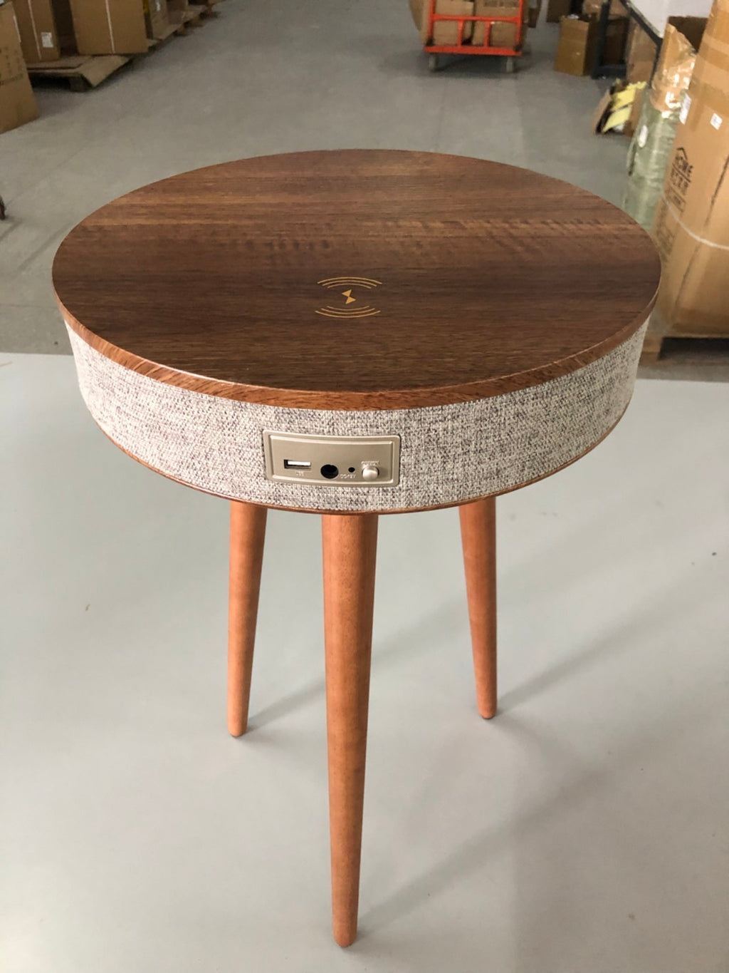 Wireless Charging Bluetooth Speaker Small Coffee Table