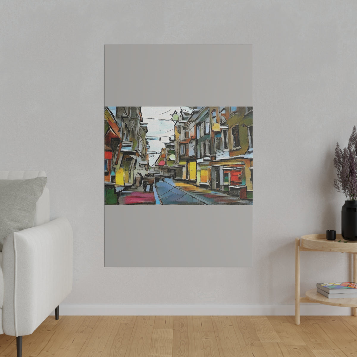 On The High Street Canvas Printify