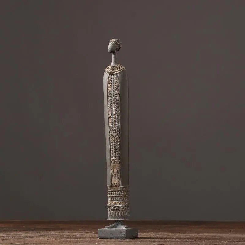 African figures resin decorations - Londecor