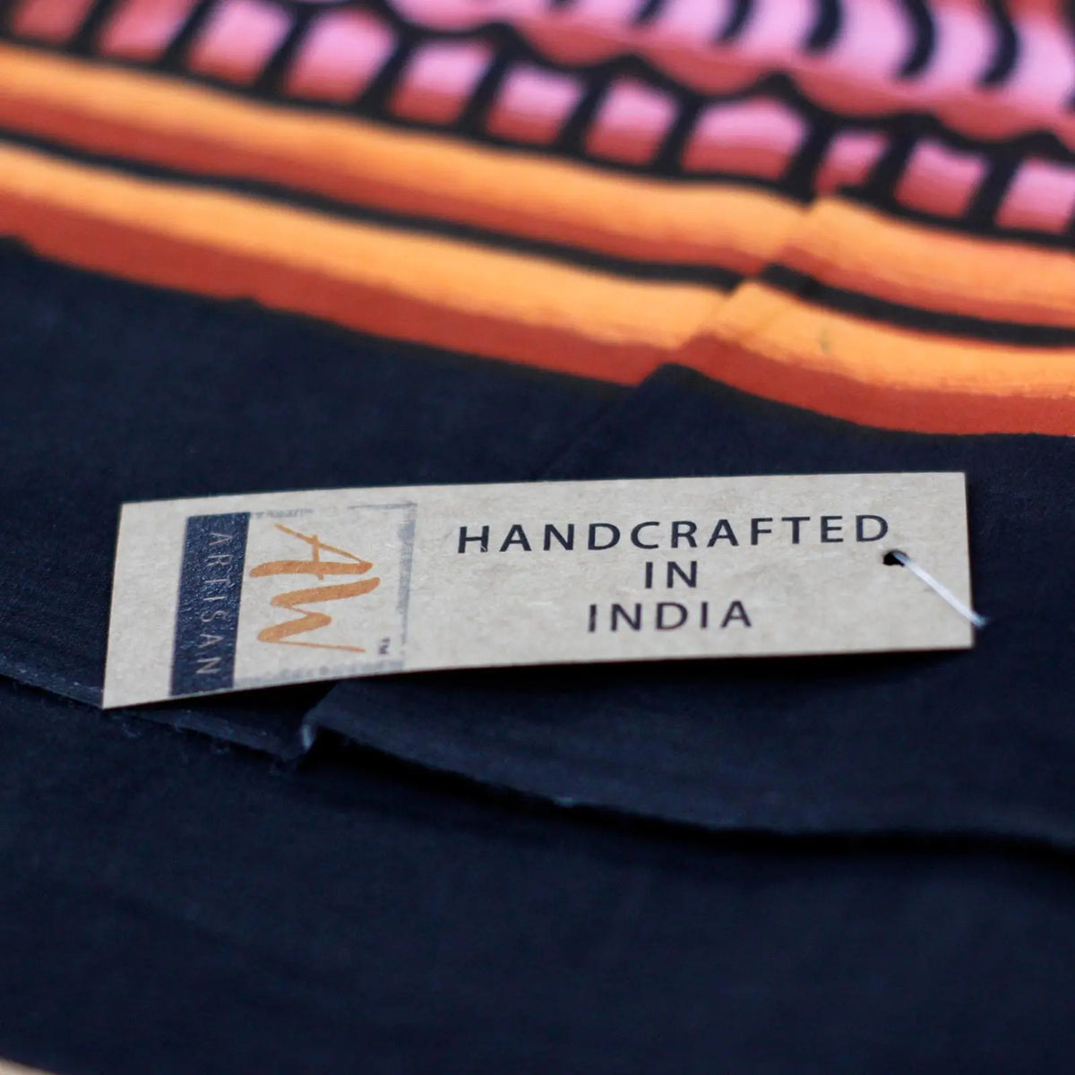 Handbrushed  Cotton Wall Art - Elephant Londecor