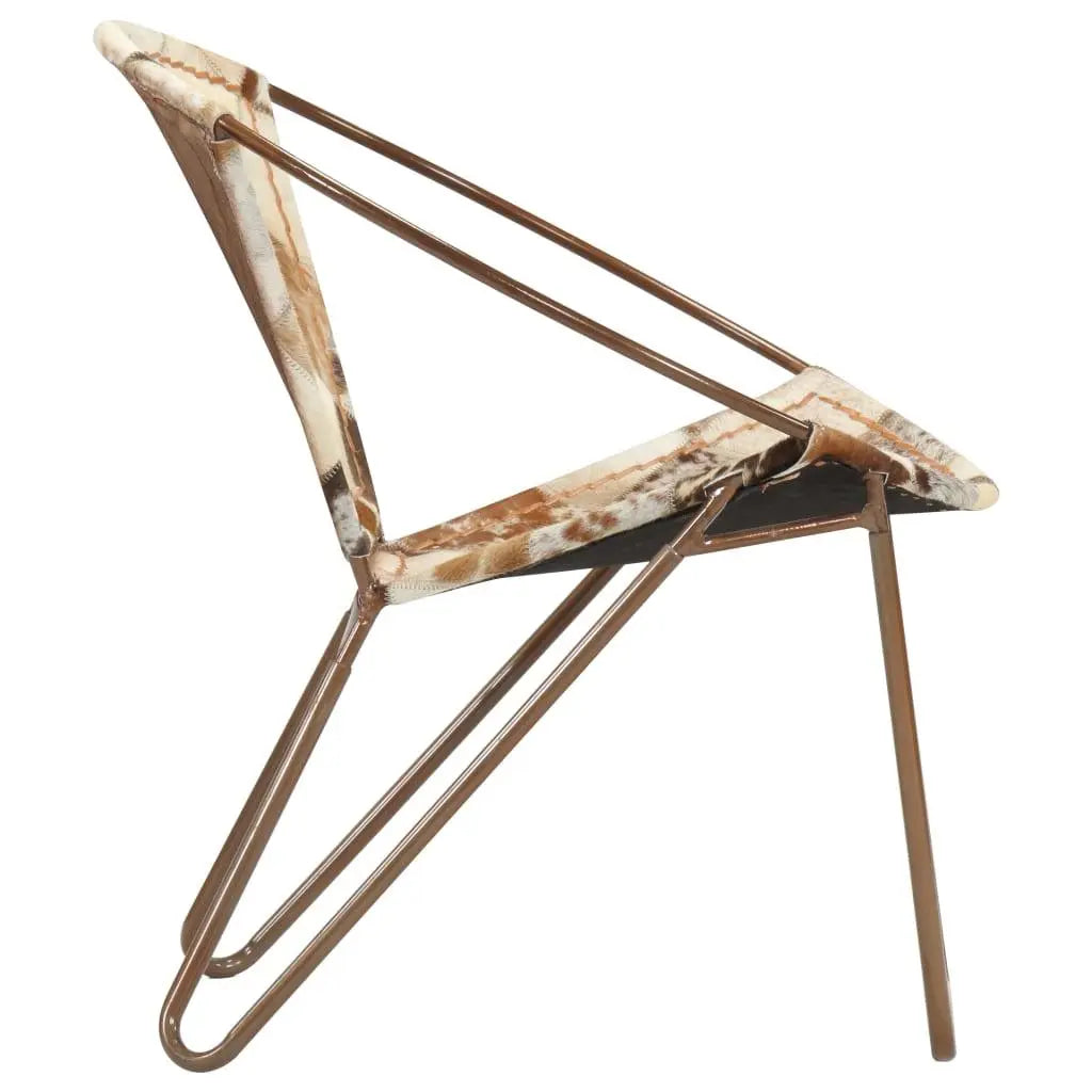 Chair Diamond Brown Real Leather Londecor