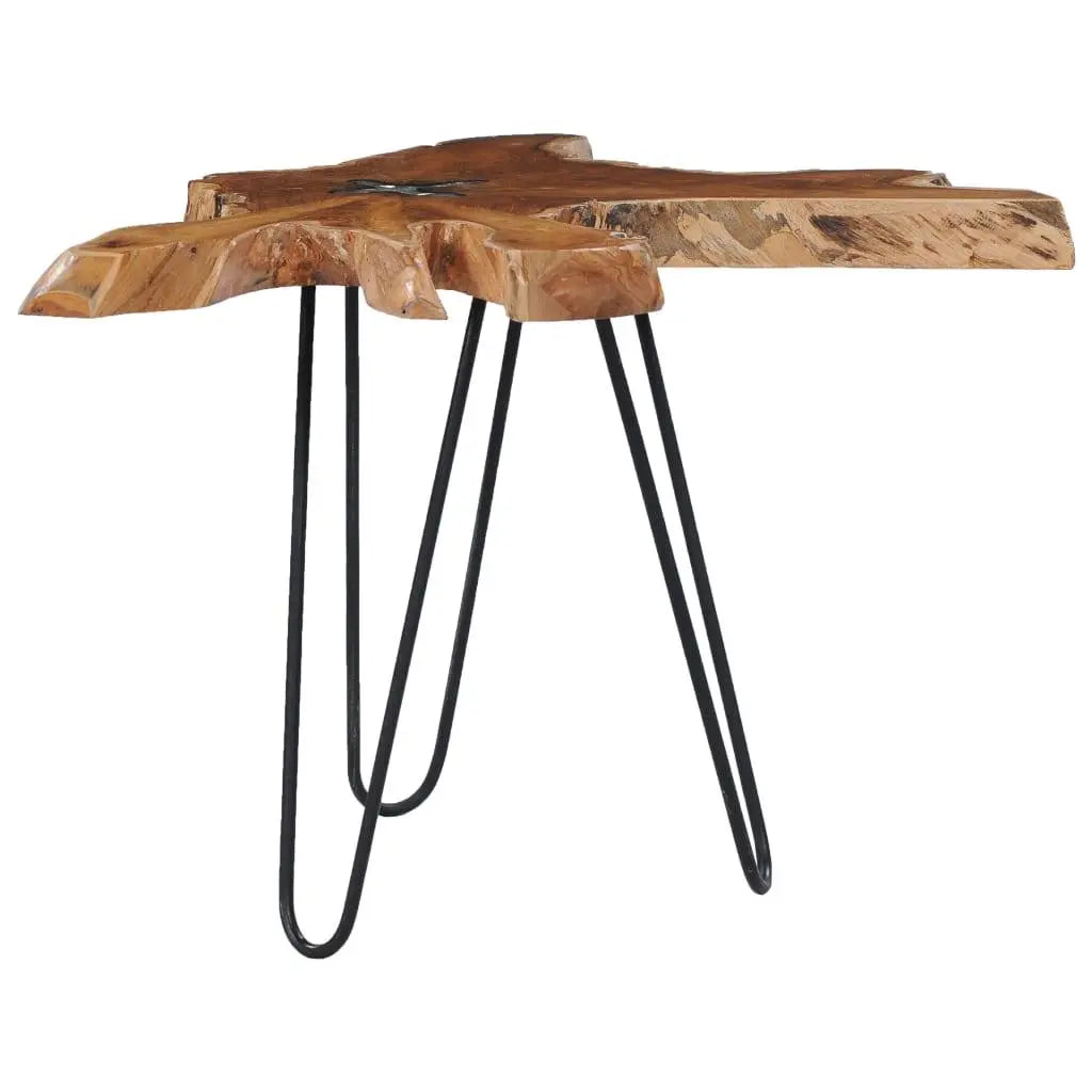 Teak Wood and Resin Side Table Londecor